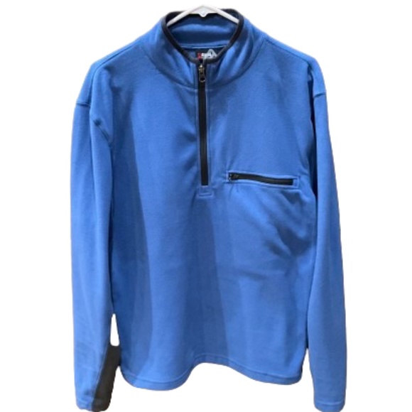 Alpine Design Men’s Blue Zippered Pullover Size L - Picture 1 of 9